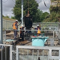 Industrial Pumping Station pump removals & Installations