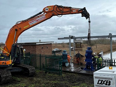 industrial On site pump Insatllation